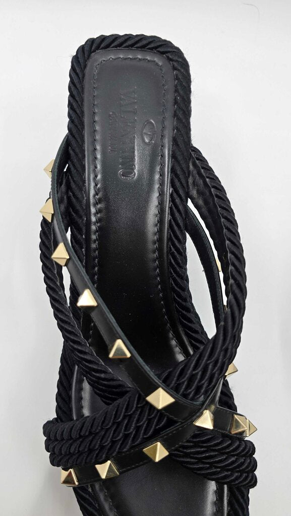 Valentino Criss Cross Rockstud Wedges