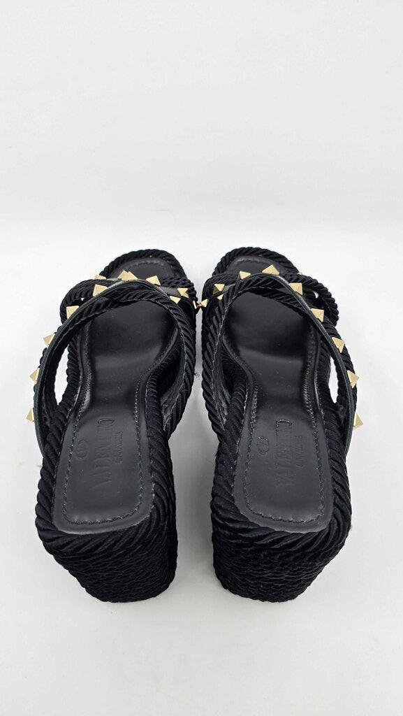 Valentino Criss Cross Rockstud Wedges