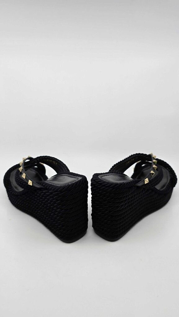 Valentino Criss Cross Rockstud Wedges