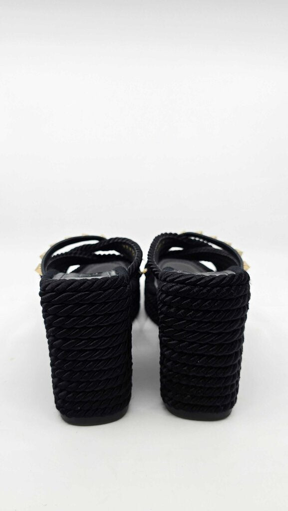 Valentino Criss Cross Rockstud Wedges