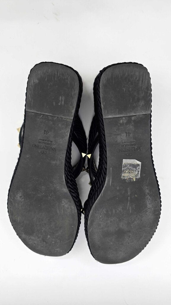 Valentino Criss Cross Rockstud Wedges