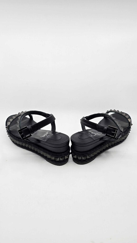 Louboutin Pyraclou 60 Studded Leather Platforms