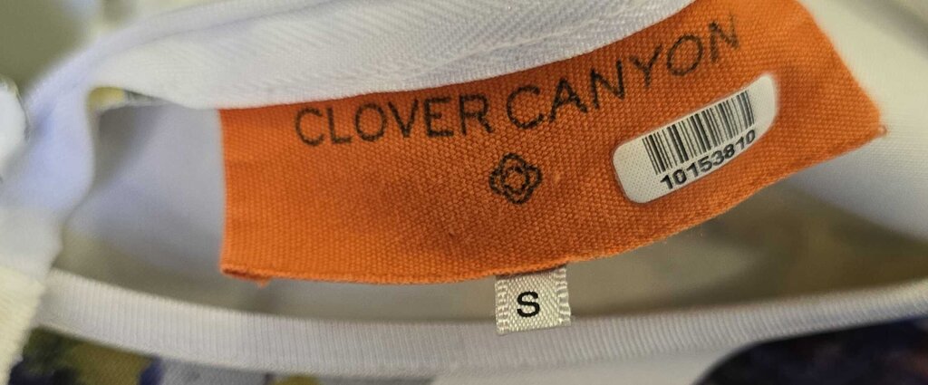 Clover Canyon Fitted Floral Printed Dress