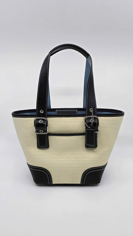 Coach 1941 Rafia Small Tote