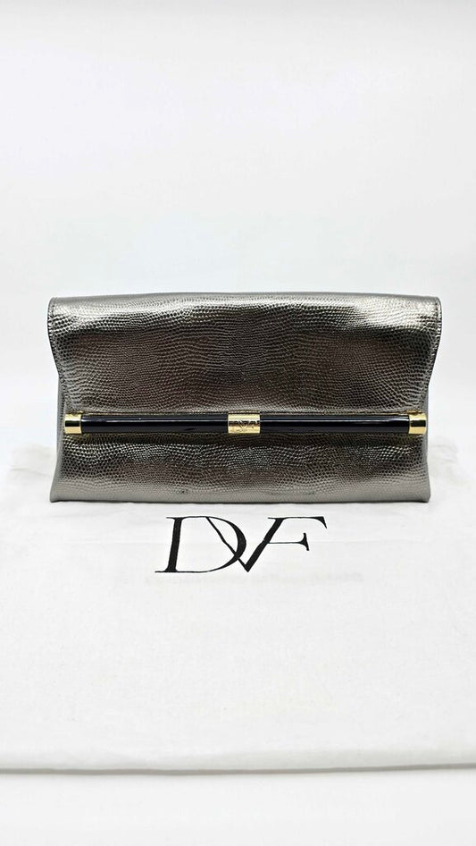 Diane Von Fusrstenburg Lizard Clutch