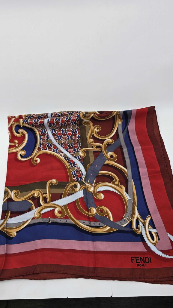 Fendi Printed Silk Scarf