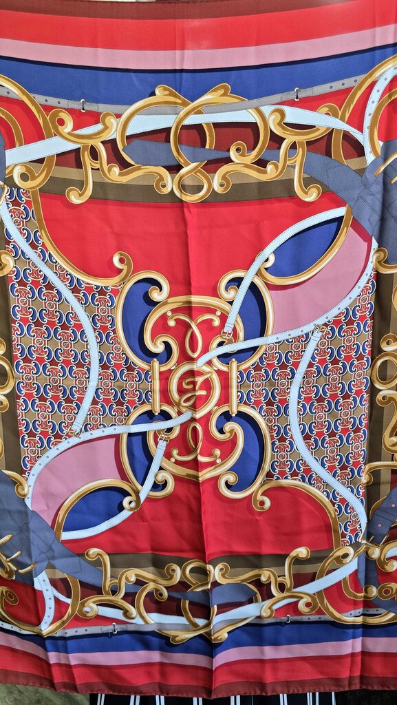 Fendi Printed Silk Scarf