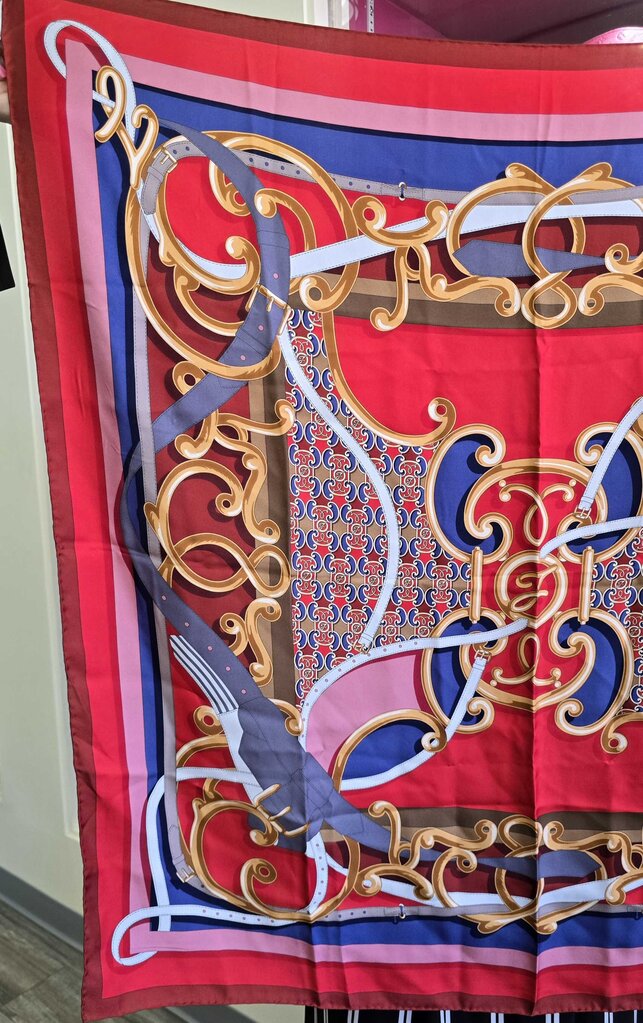 Fendi Printed Silk Scarf