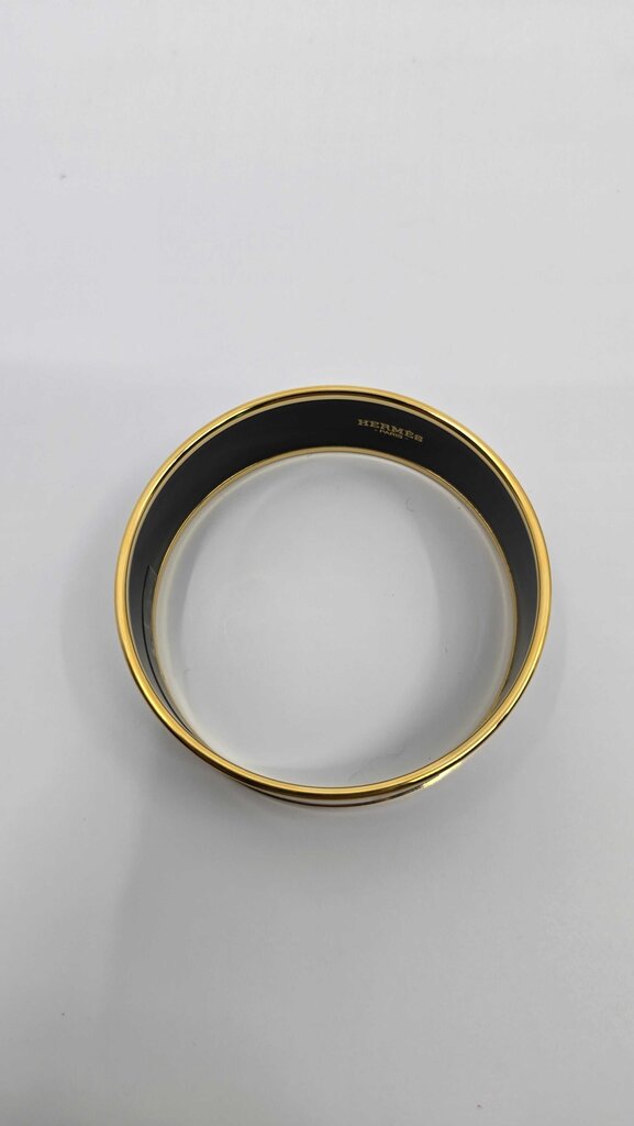 Hermes Reactions en Chaines Wide Enamel Bangles