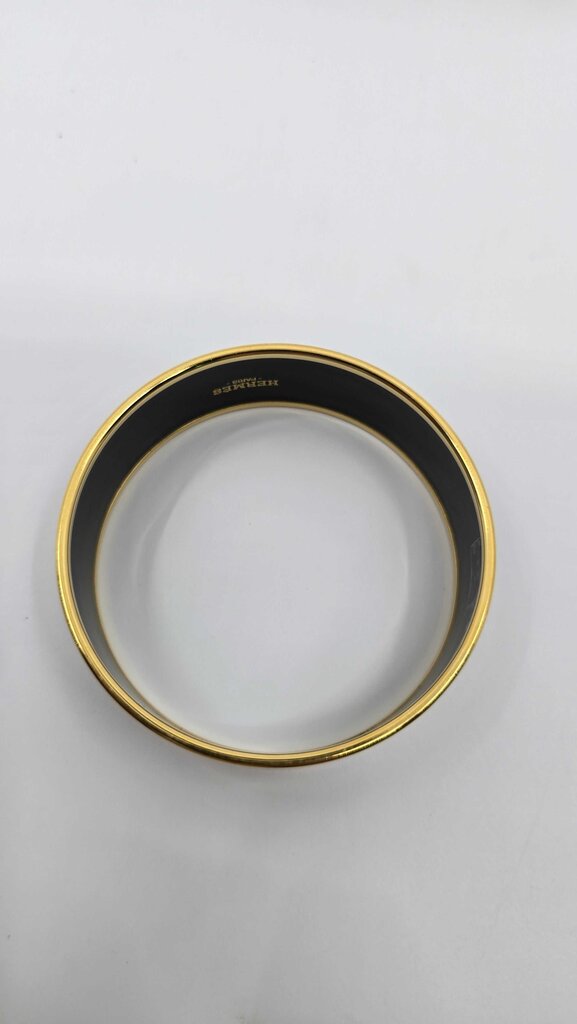 Hermes Reactions en Chaines Wide Enamel Bangles