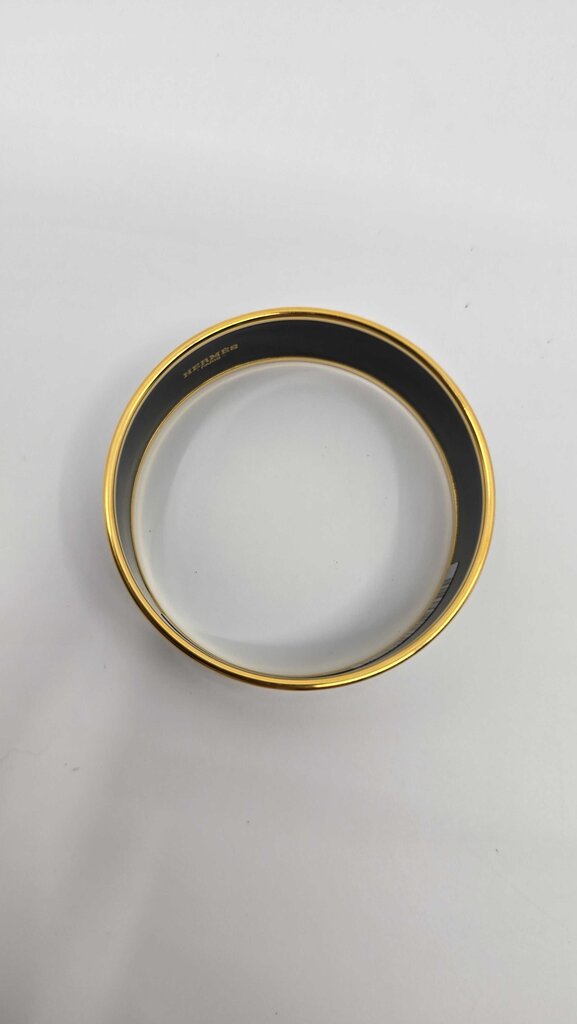 Hermes Reactions en Chaines Wide Enamel Bangles