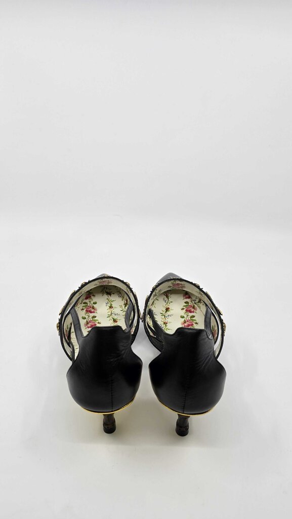 Gucci Bee Accent Slingback Pumps