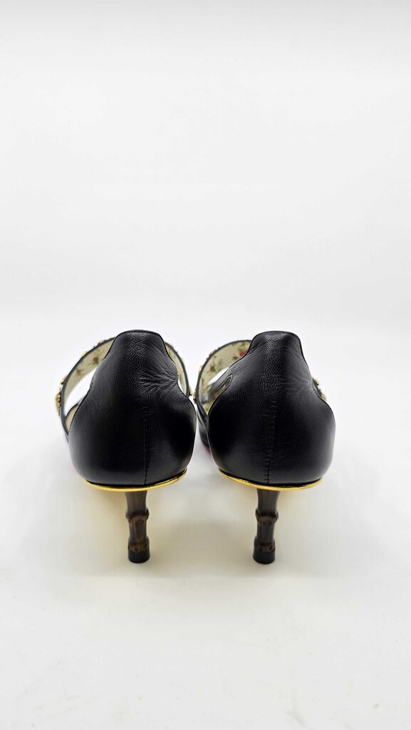 Gucci Bee Accent Slingback Pumps