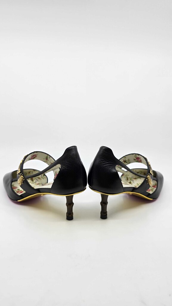 Gucci Bee Accent Slingback Pumps