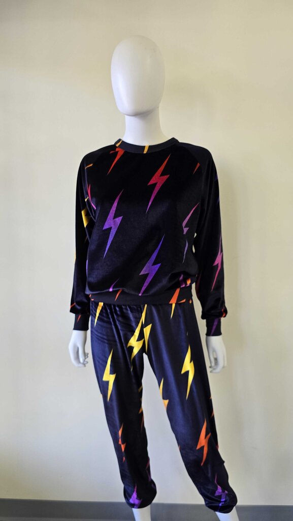 Aviator Nation Velvet Top/Pant Set