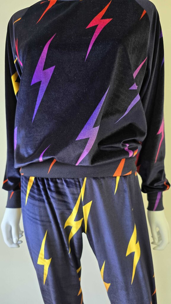 Aviator Nation Velvet Top/Pant Set