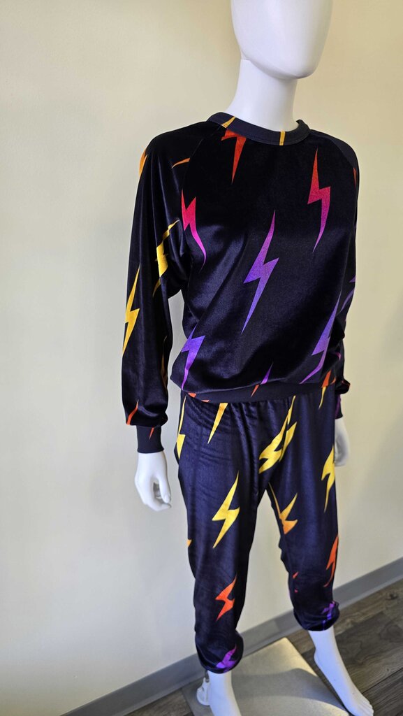 Aviator Nation Velvet Top/Pant Set