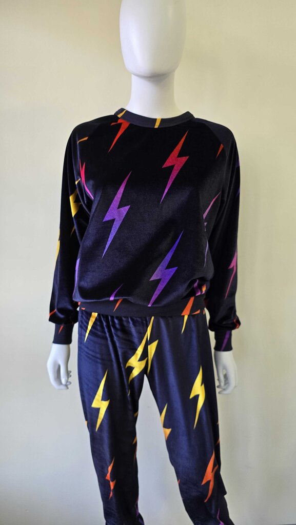 Aviator Nation Velvet Top/Pant Set