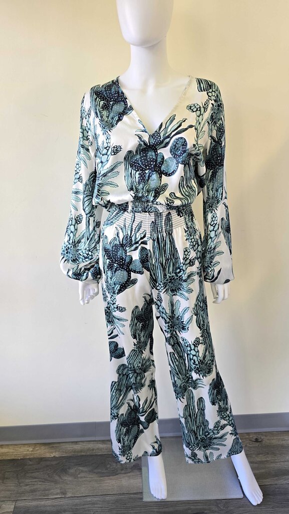 Aqua Clara Cactus Top/Pant Set