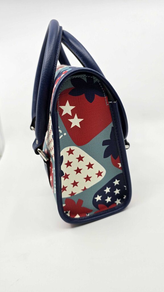 Gucci Kids Strawberry Stars Handle Bag