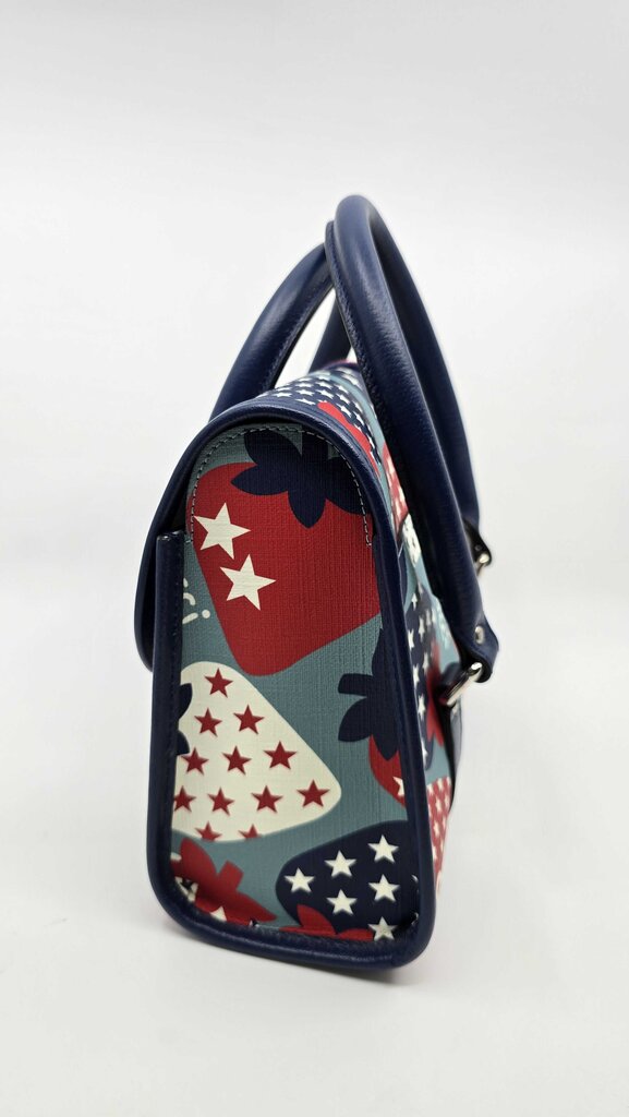 Gucci Kids Strawberry Stars Handle Bag