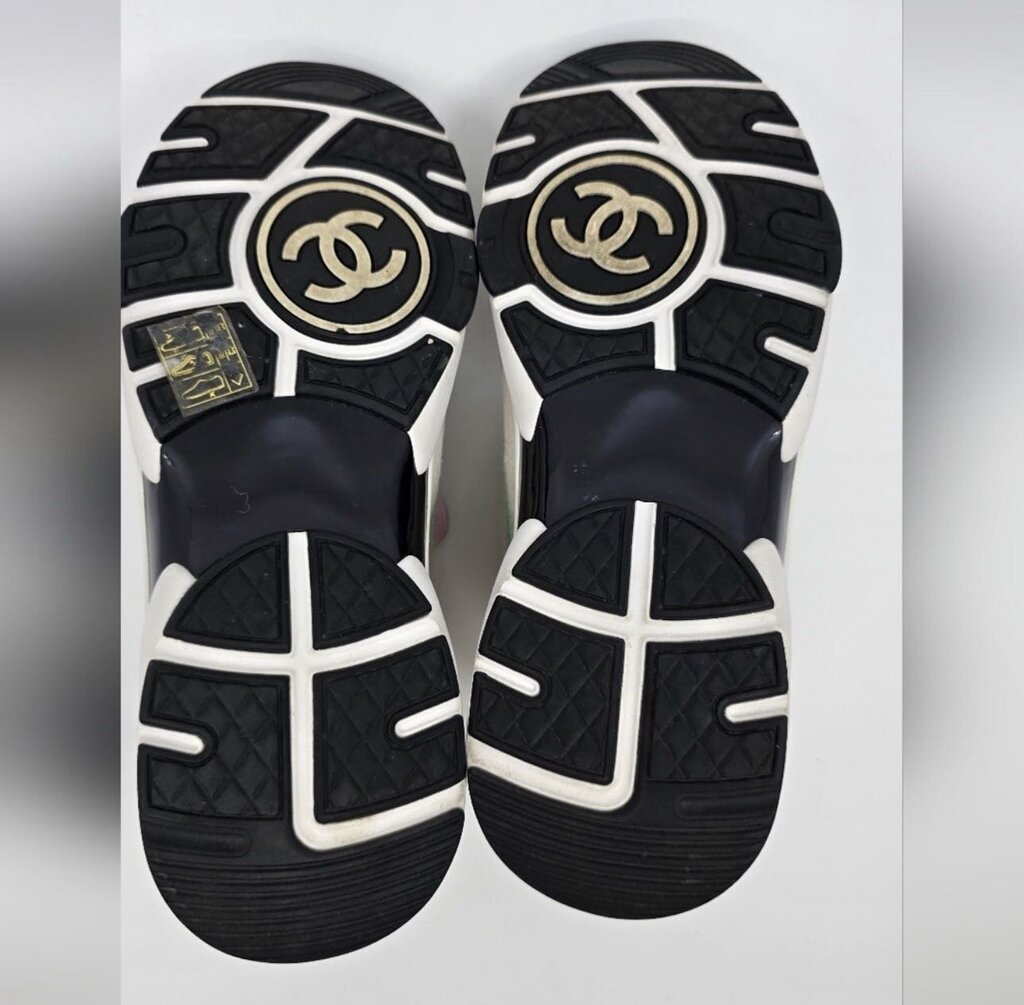 Chanel Wool & Suede Sneakers