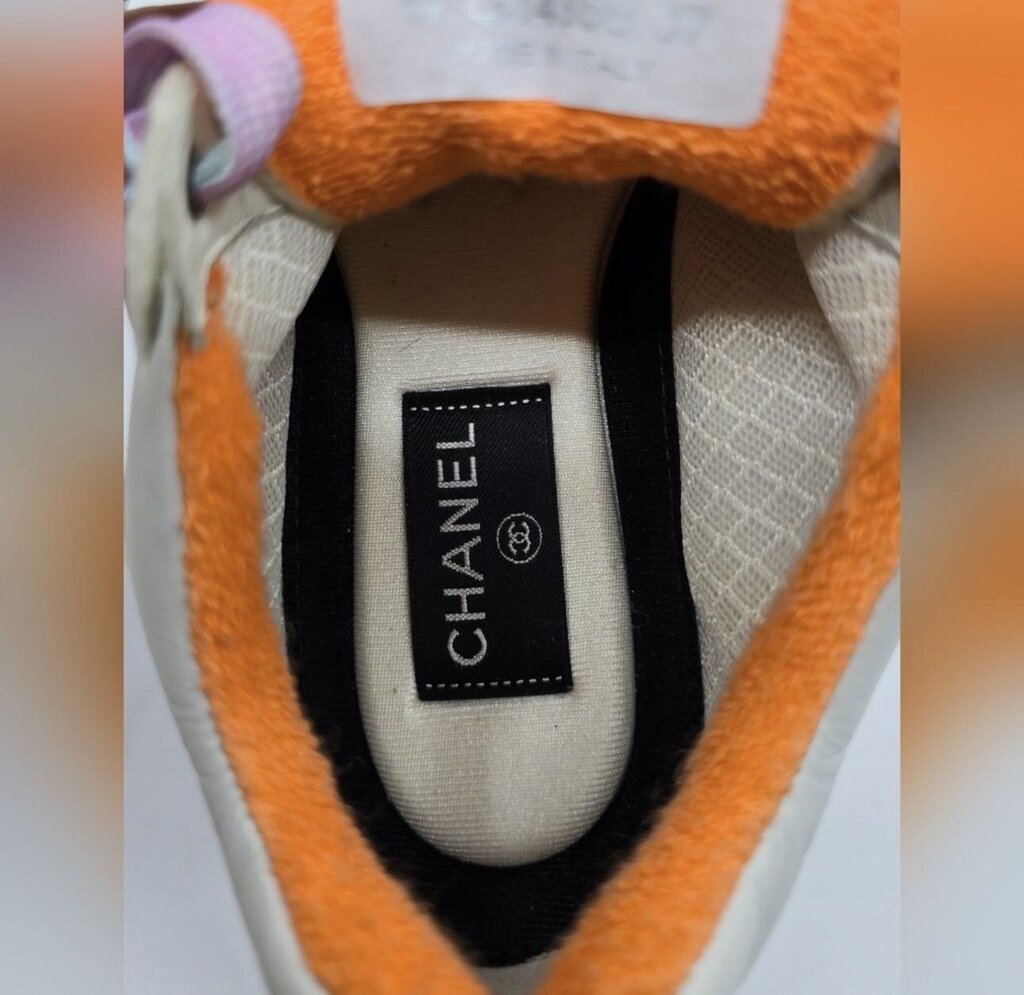 Chanel Wool & Suede Sneakers