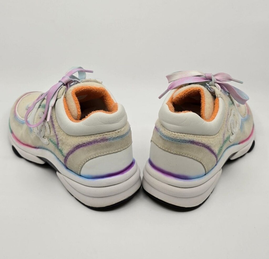 Chanel Wool & Suede Sneakers