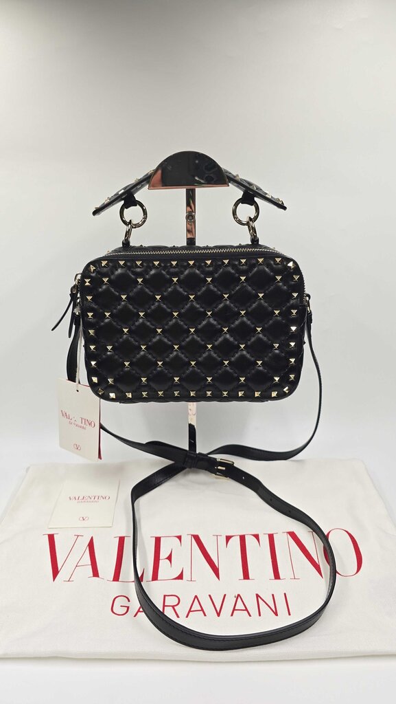 VALENTINO ROCKSTUD TOP HANDLE/CROSSBODY BAG
