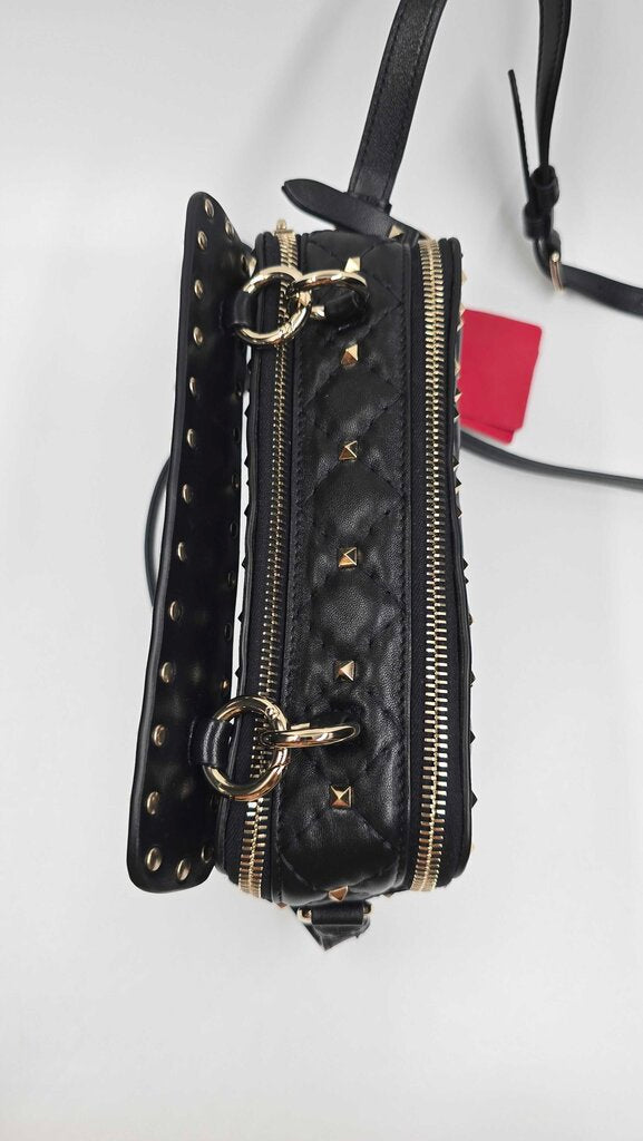 VALENTINO ROCKSTUD TOP HANDLE/CROSSBODY BAG