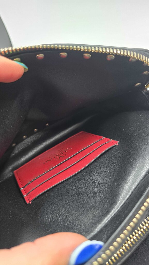 VALENTINO ROCKSTUD TOP HANDLE/CROSSBODY BAG