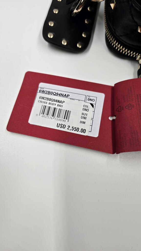 VALENTINO ROCKSTUD TOP HANDLE/CROSSBODY BAG