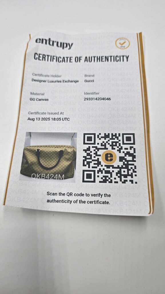 Gucci GG Canvas Duffle Bag