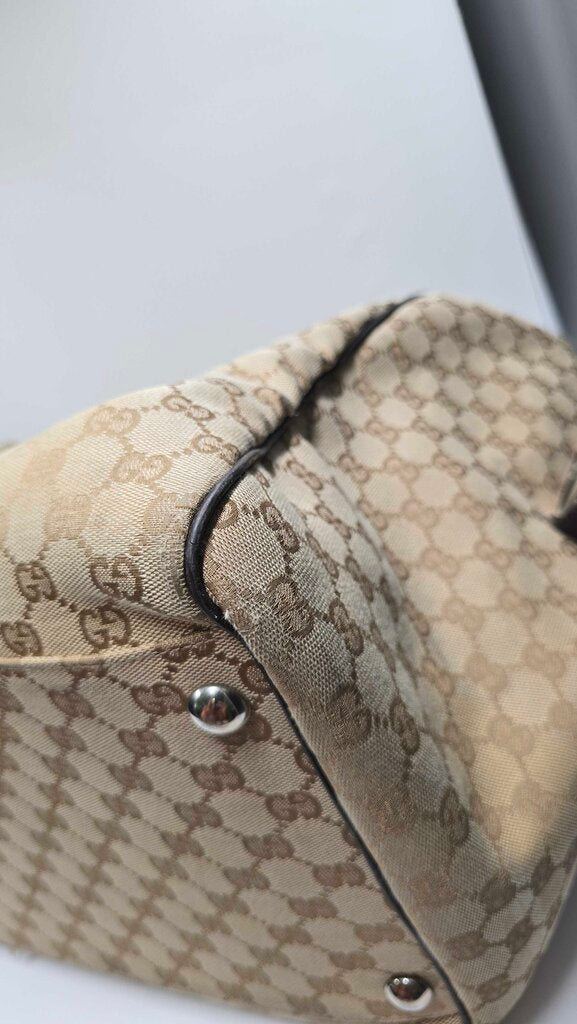 Gucci GG Canvas Duffle Bag