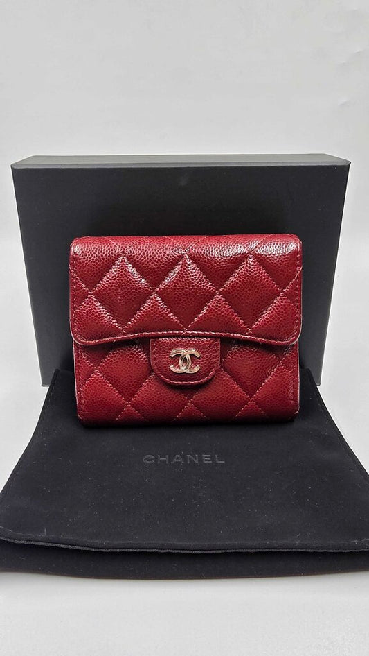 Chanel Cavier Quilted Flap Wallet