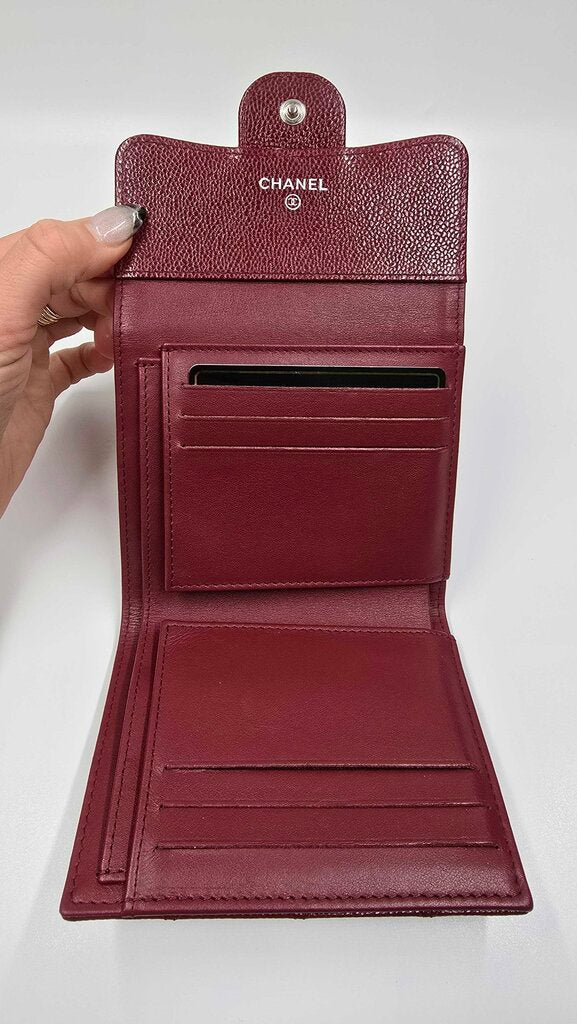 Chanel Cavier Quilted Flap Wallet
