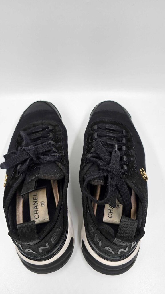 Chanel Interlocking CC Logo Sneakers