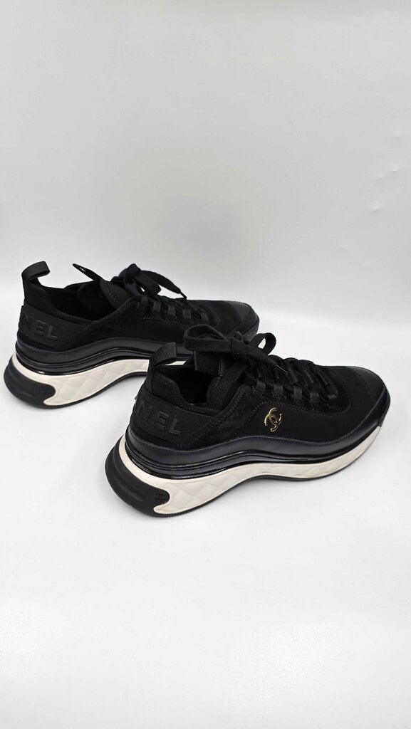 Chanel Interlocking CC Logo Sneakers