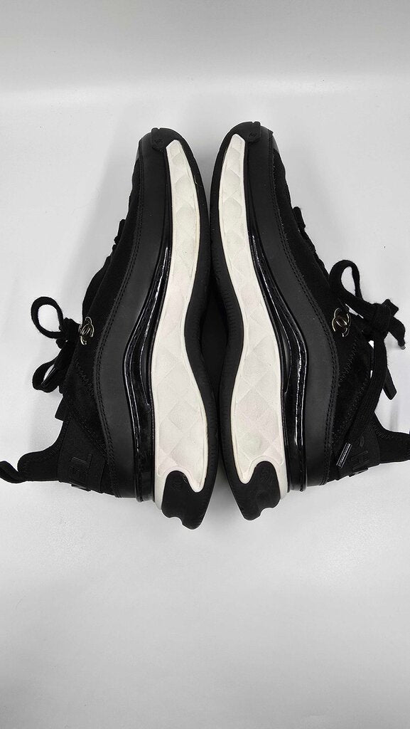 Chanel Interlocking CC Logo Sneakers