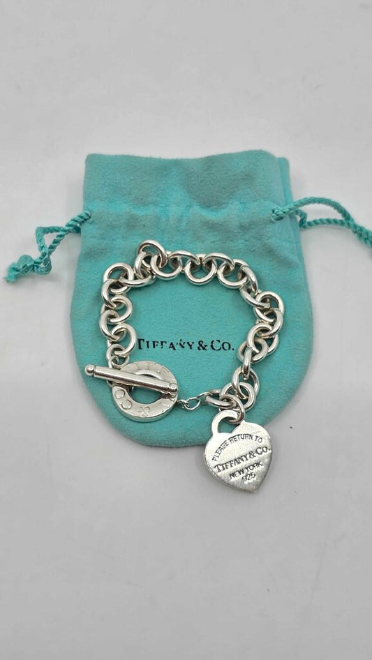 Tiffany & Co. Heart Tag Toggle Bracelet
