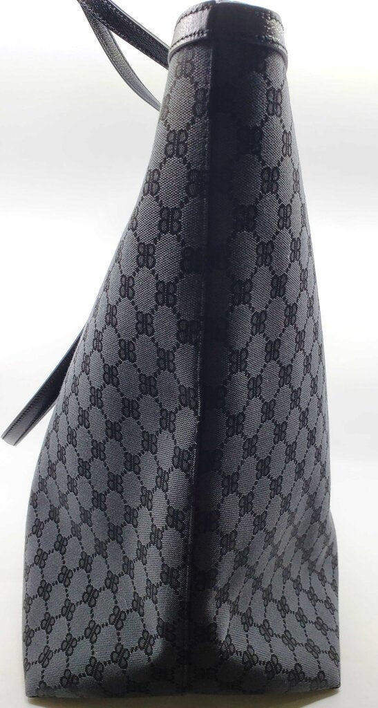 GUCCI X BALENCIAGA THE HACKER PROJECT LARGE BB CANVAS OPHIDIA TOTE