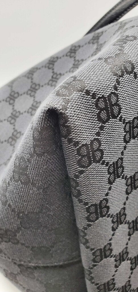 GUCCI X BALENCIAGA THE HACKER PROJECT LARGE BB CANVAS OPHIDIA TOTE