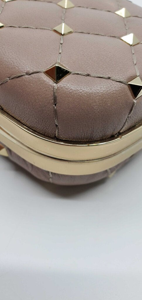 Valentino Rockstud Clutch Bag - Poudre