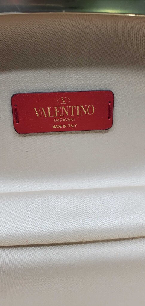 Valentino Rockstud Clutch Bag - Poudre