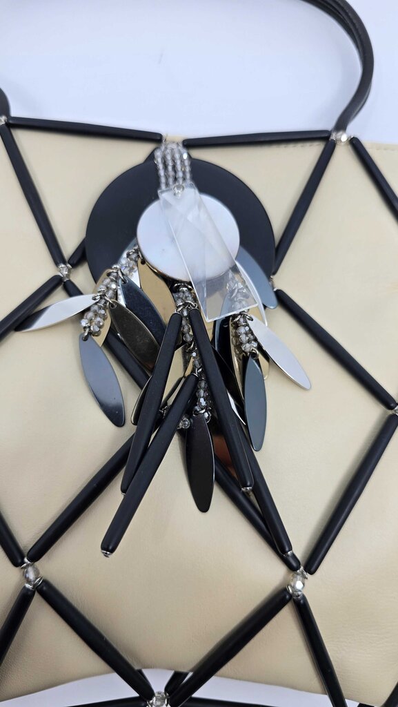 Swarovski Embellishe Small Top Handle Bag