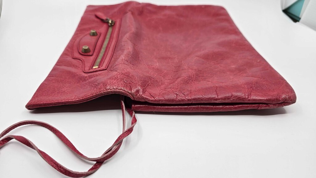 Balenciaga Lambskin GH Envelope Clutch