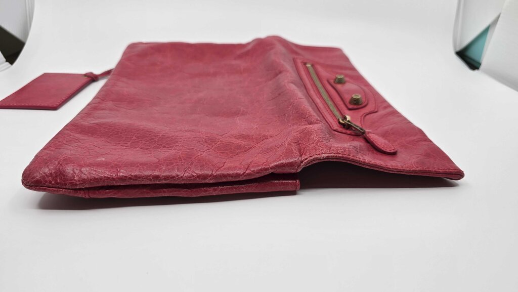 Balenciaga Lambskin GH Envelope Clutch