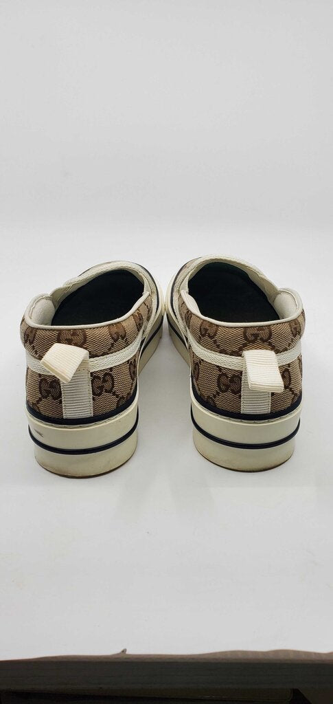 Gucci Tennis Slip On GG Canvas Sneakers