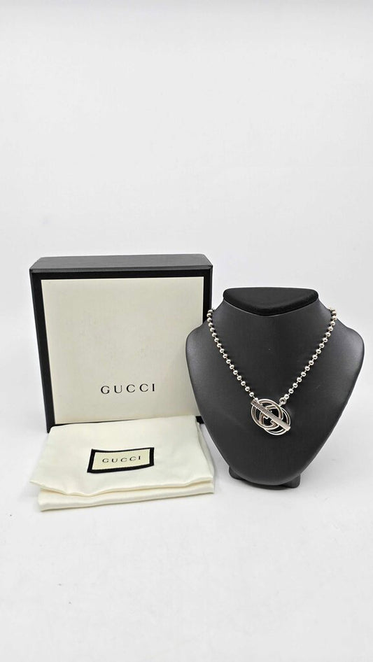 Gucci Britt GG Toggle Necklace