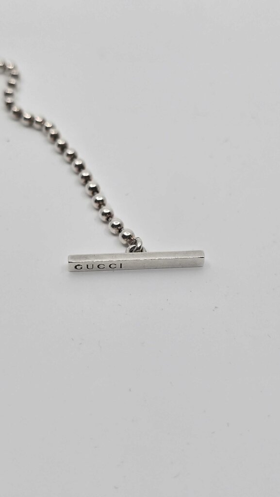 Gucci Britt GG Toggle Necklace